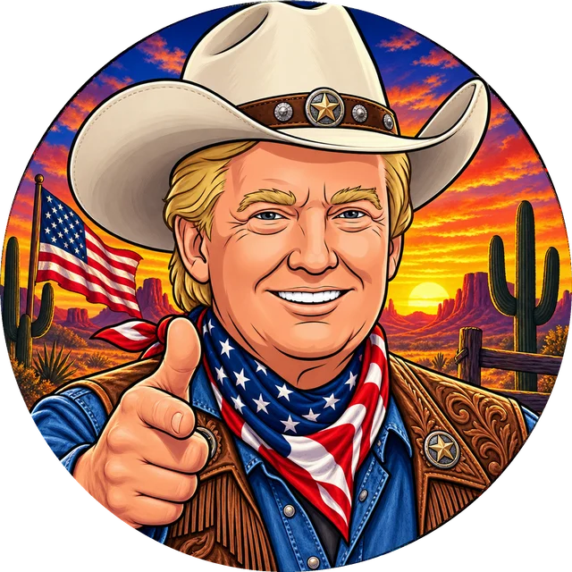 Cowboy Trump — imported artwork